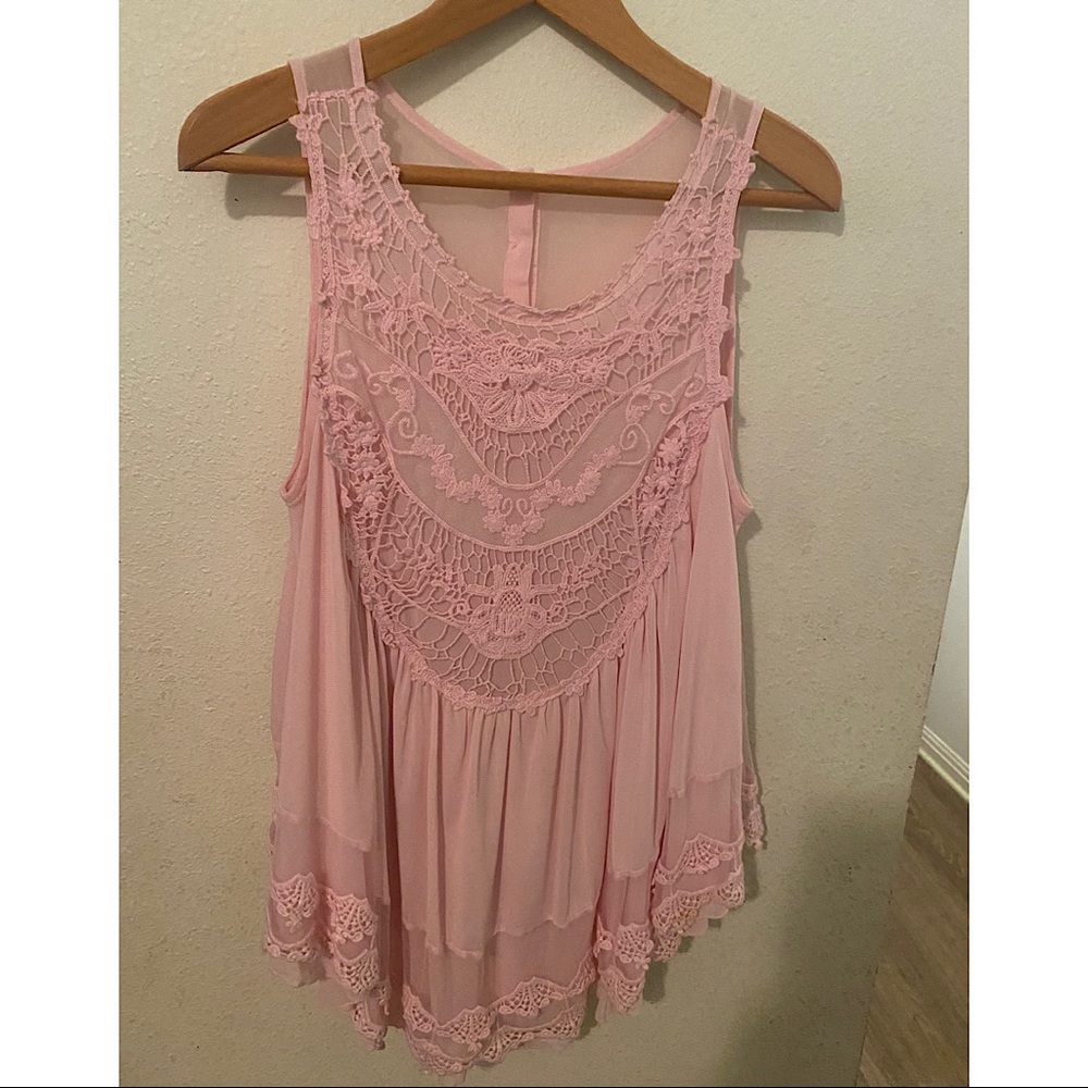 Altar’d State Pink Tank Top